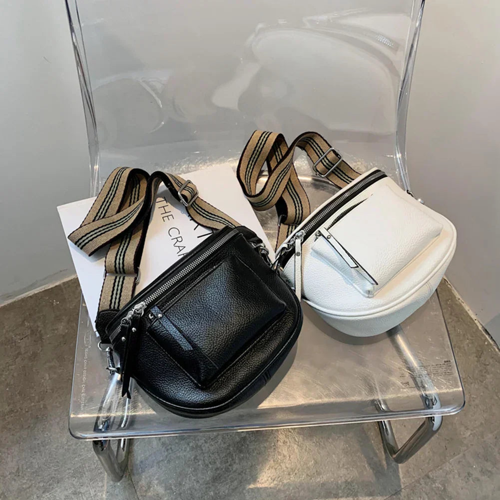 Virginia - Bolso de hombro de piel esencial