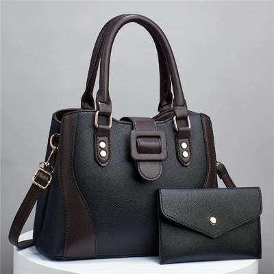 Abigail - Conjunto de 2 bolsos de cuero Everlasting