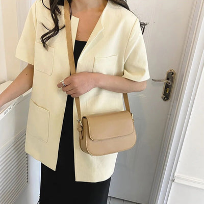 Ada - Bolso bandolera clásico de piel vintage