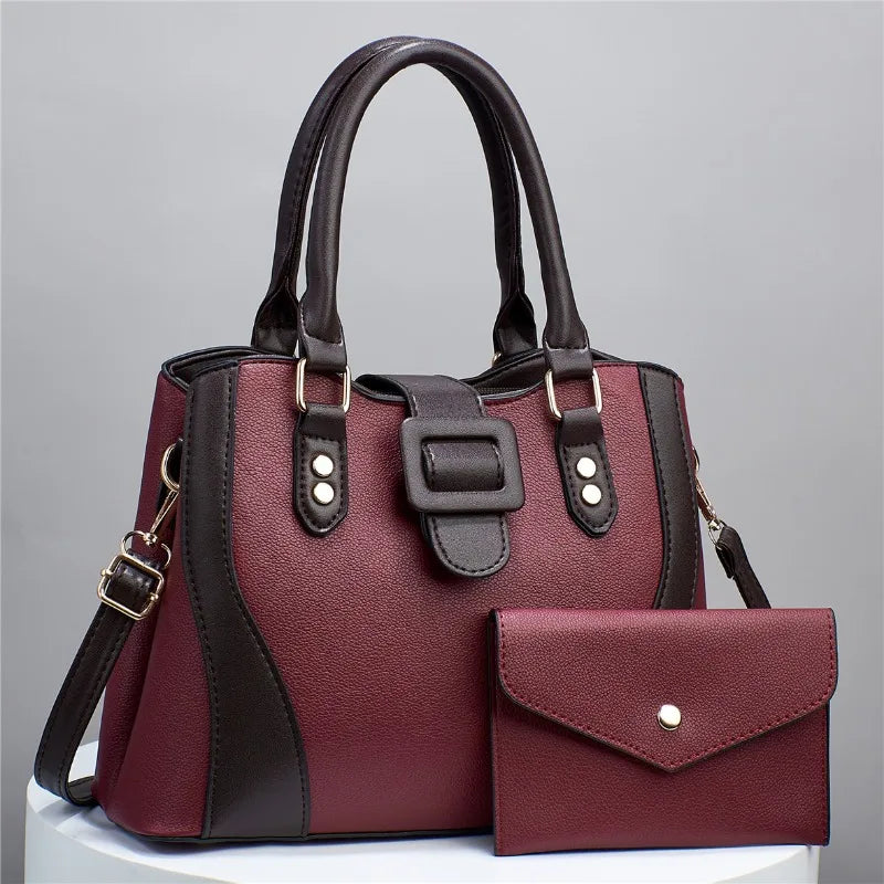 Abigail - Conjunto de 2 bolsos de cuero Everlasting