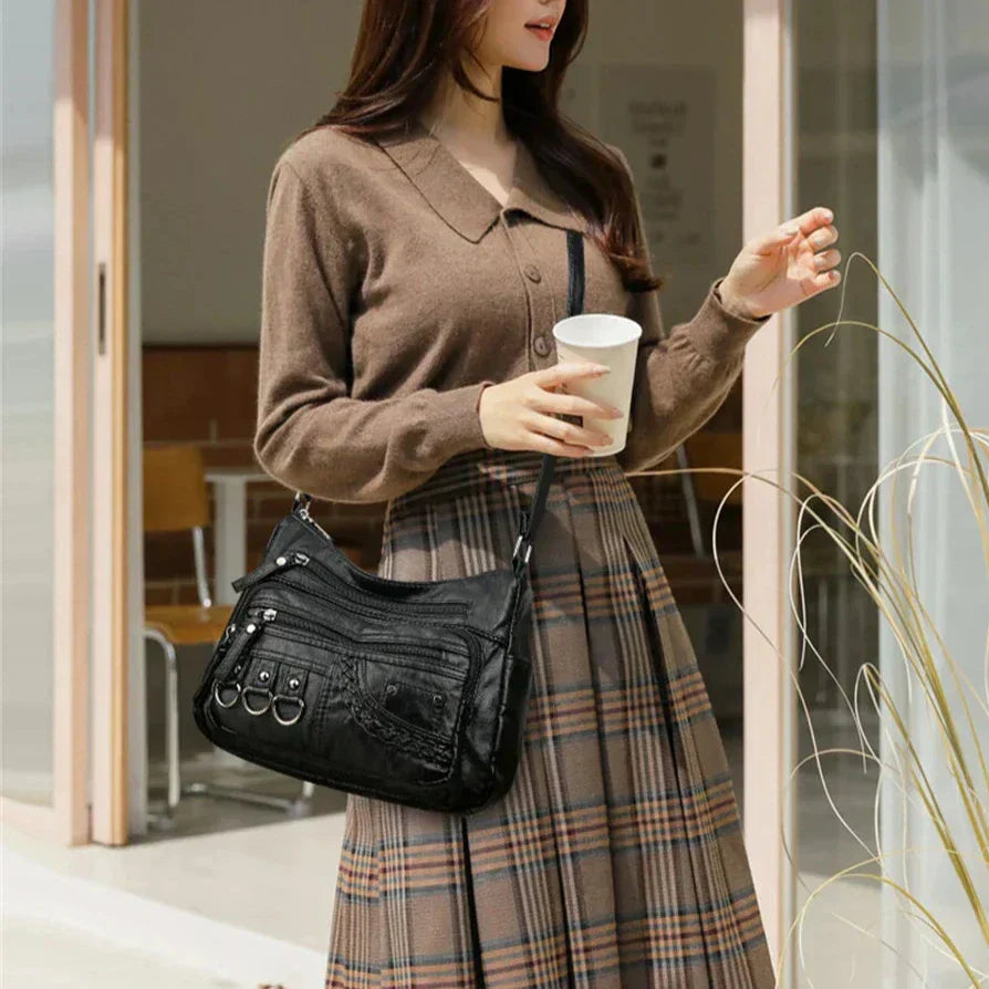 Olivia - Bolso de hombro elegante con encanto vintage