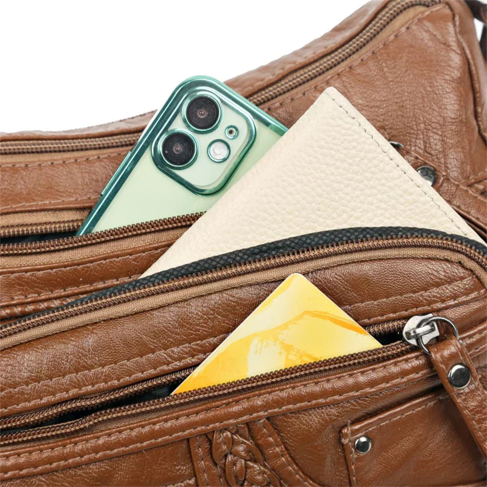 Olivia - Bolso de hombro elegante con encanto vintage