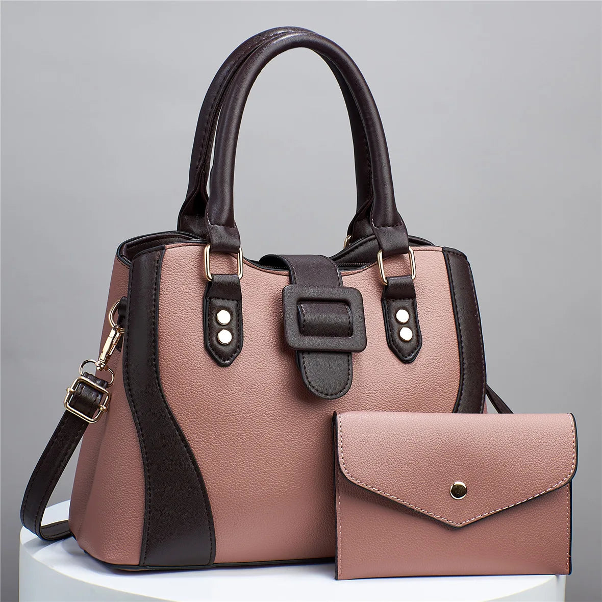 Abigail - Conjunto de 2 bolsos de cuero Everlasting