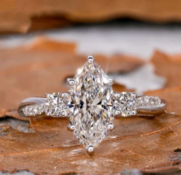 Anillo Maxine | Oro blanco