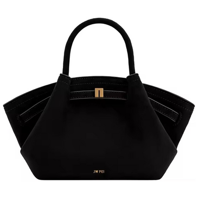 Agnes - Bolso clásico vintage de piel de ante