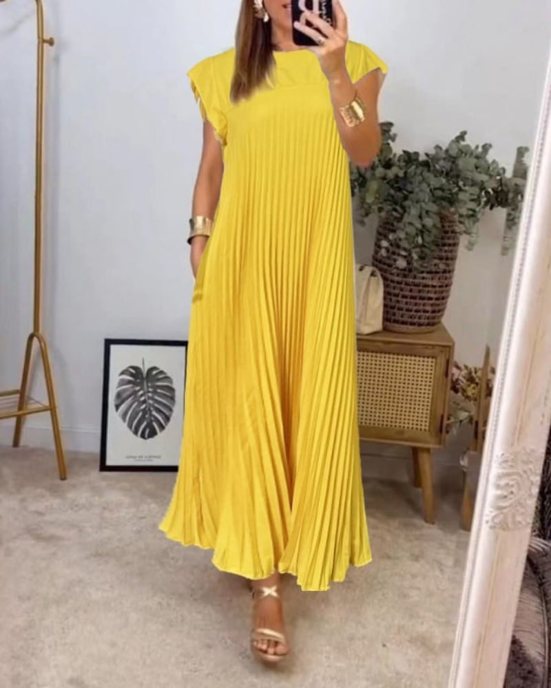 Vestido plisado elegante Callista™