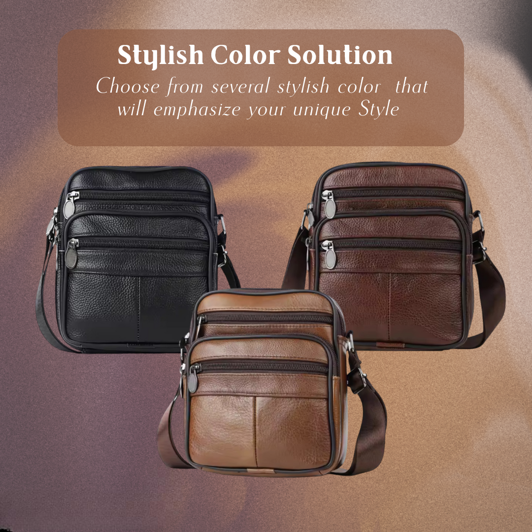 Gertrude - Bolso bandolera de piel refinada con un toque tradicional