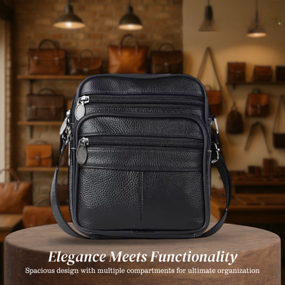 Gertrude - Bolso bandolera de piel refinada con un toque tradicional