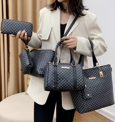 Harper - Juego de bolsos de cuero de 6 piezas Prestige