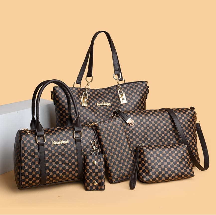 Harper - Juego de bolsos de cuero de 6 piezas Prestige