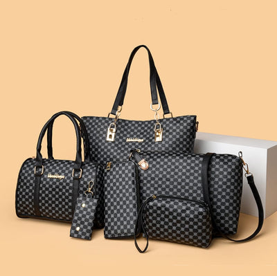 Harper - Juego de bolsos de cuero de 6 piezas Prestige