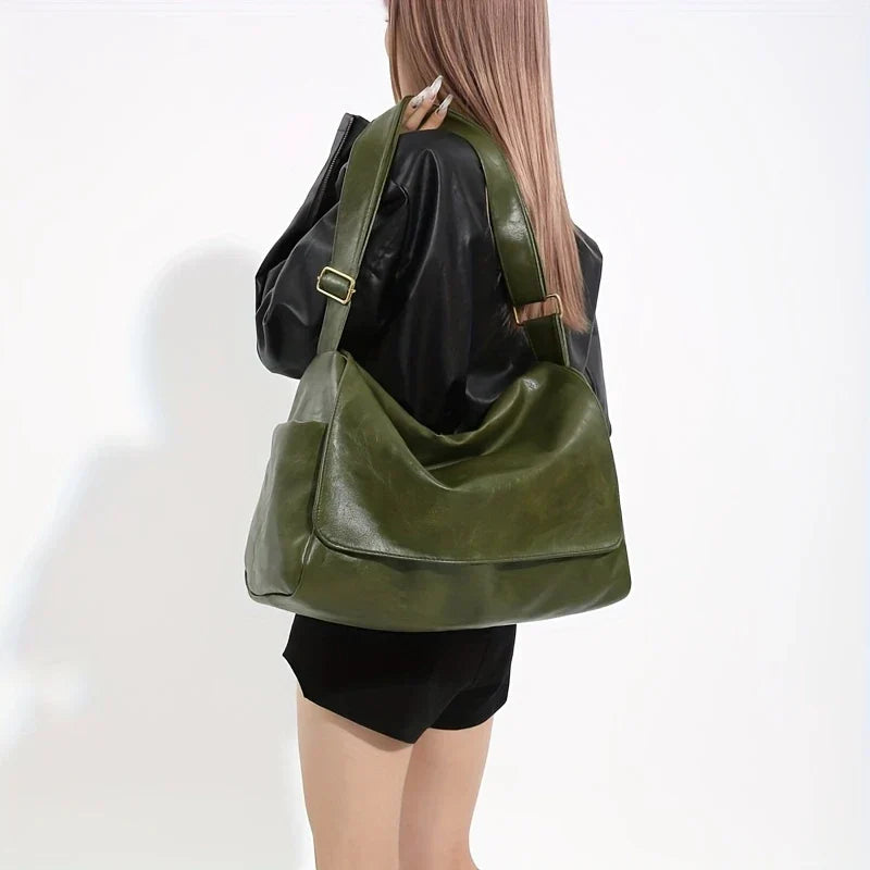 Alice - Bolso bandolera de piel vintage de primera calidad