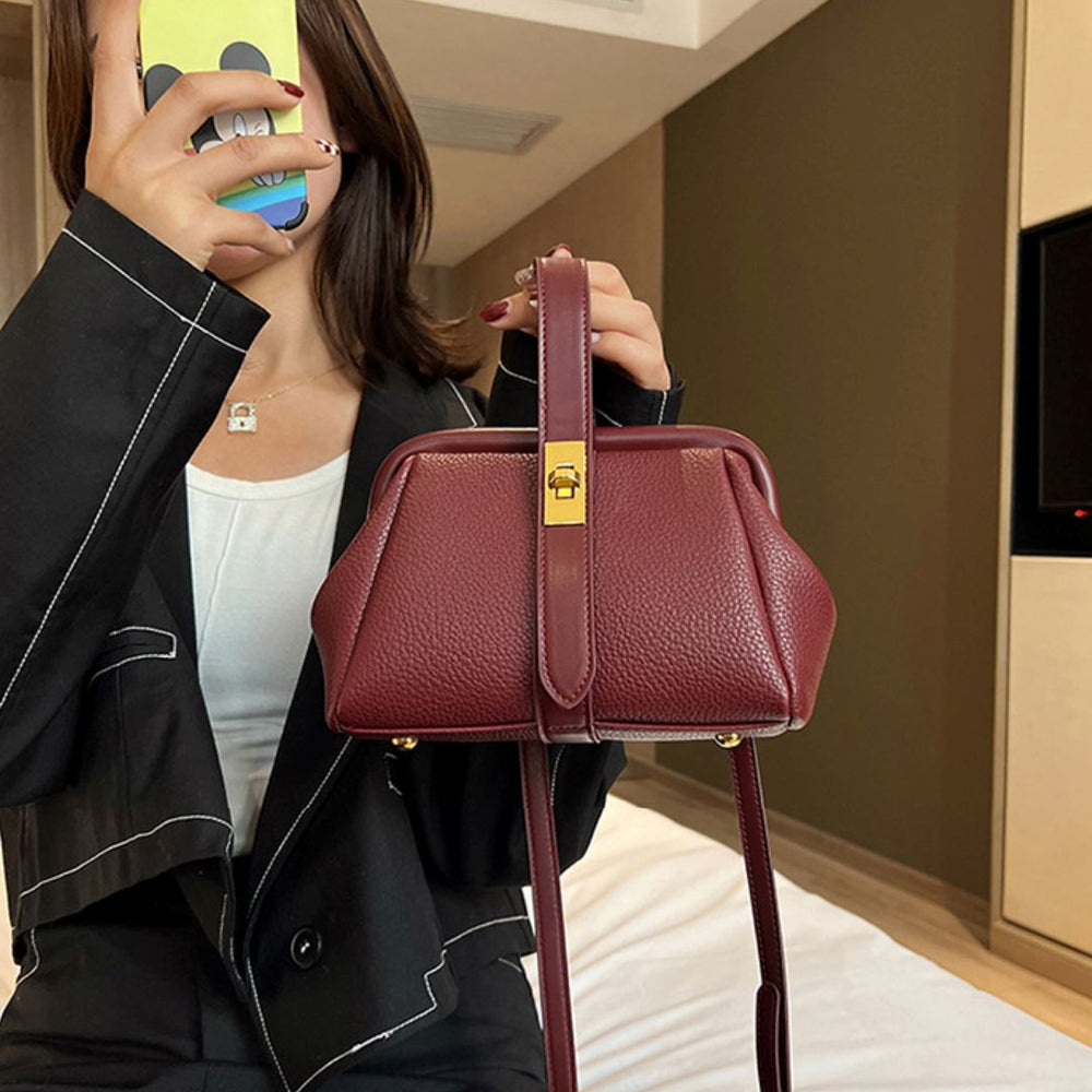 Addison - Bolso bandolera de cuero retro de lujo