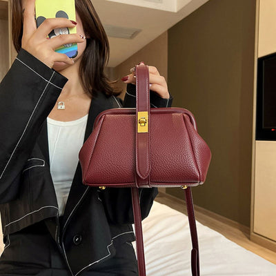 Addison - Bolso bandolera de cuero retro de lujo