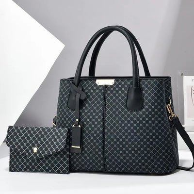 Amelia - Elegante y chic conjunto de dos bolsos de cuero 