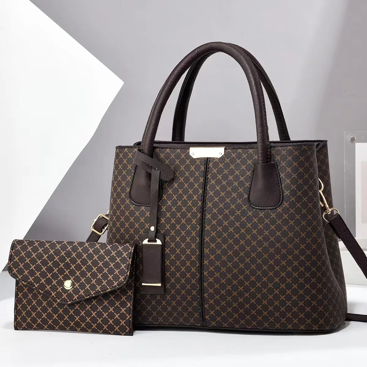 Amelia - Elegante y chic conjunto de dos bolsos de cuero 