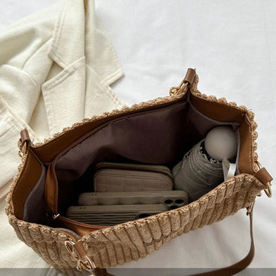 Edith - Bolso tote de pana con encanto elegante