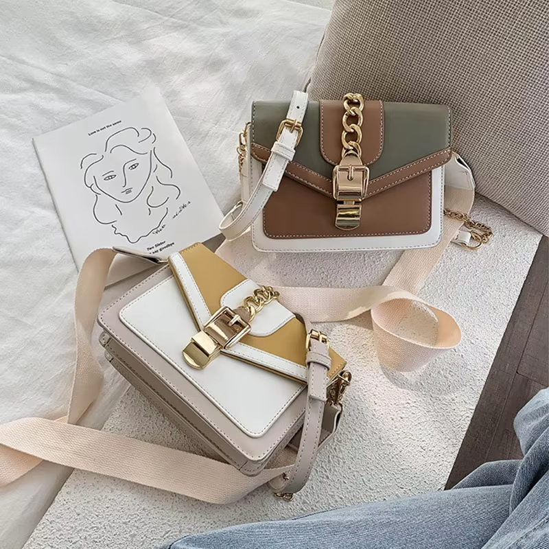 Mary - Bolso de hombro de piel de diseñador de lujo