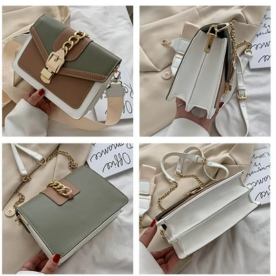 Mary - Bolso de hombro de piel de diseñador de lujo