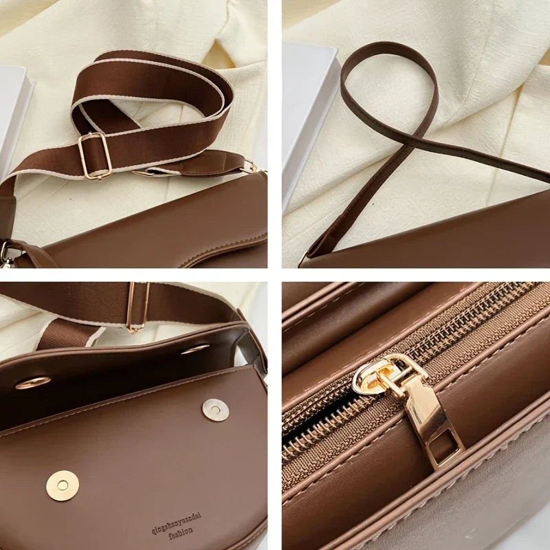 Eleanor - Bolso bandolera minimalista de piel Nova