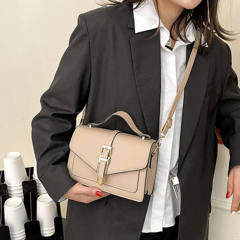 Zoe - Bolso de hombro clásico de piel