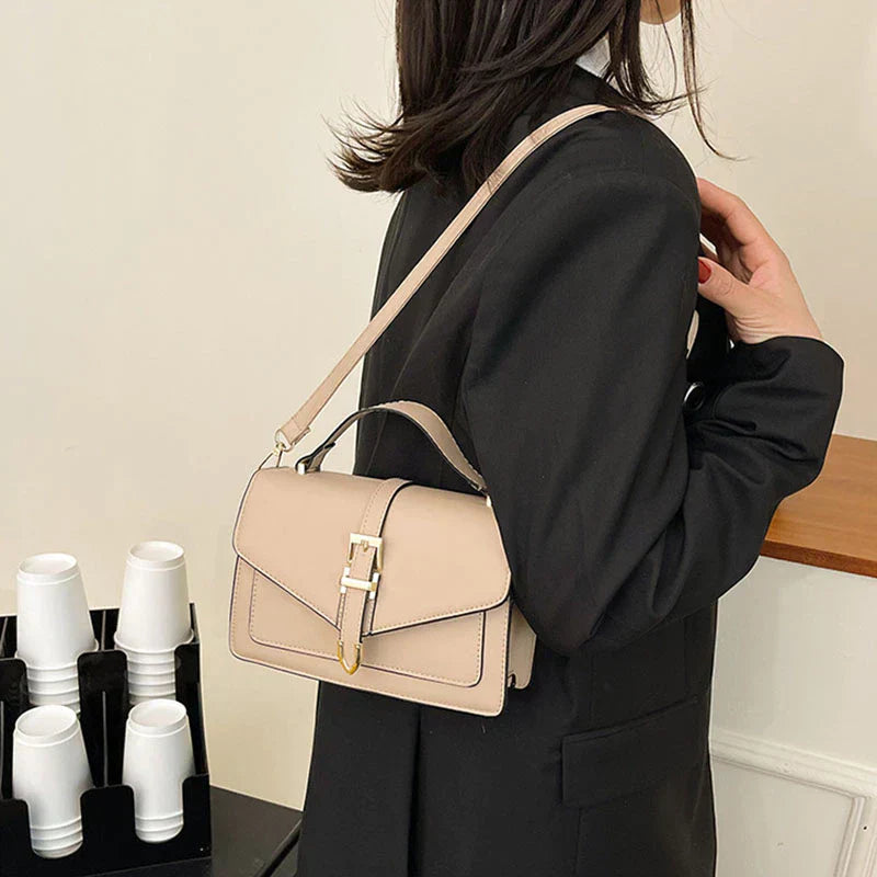 Zoe - Bolso de hombro clásico de piel