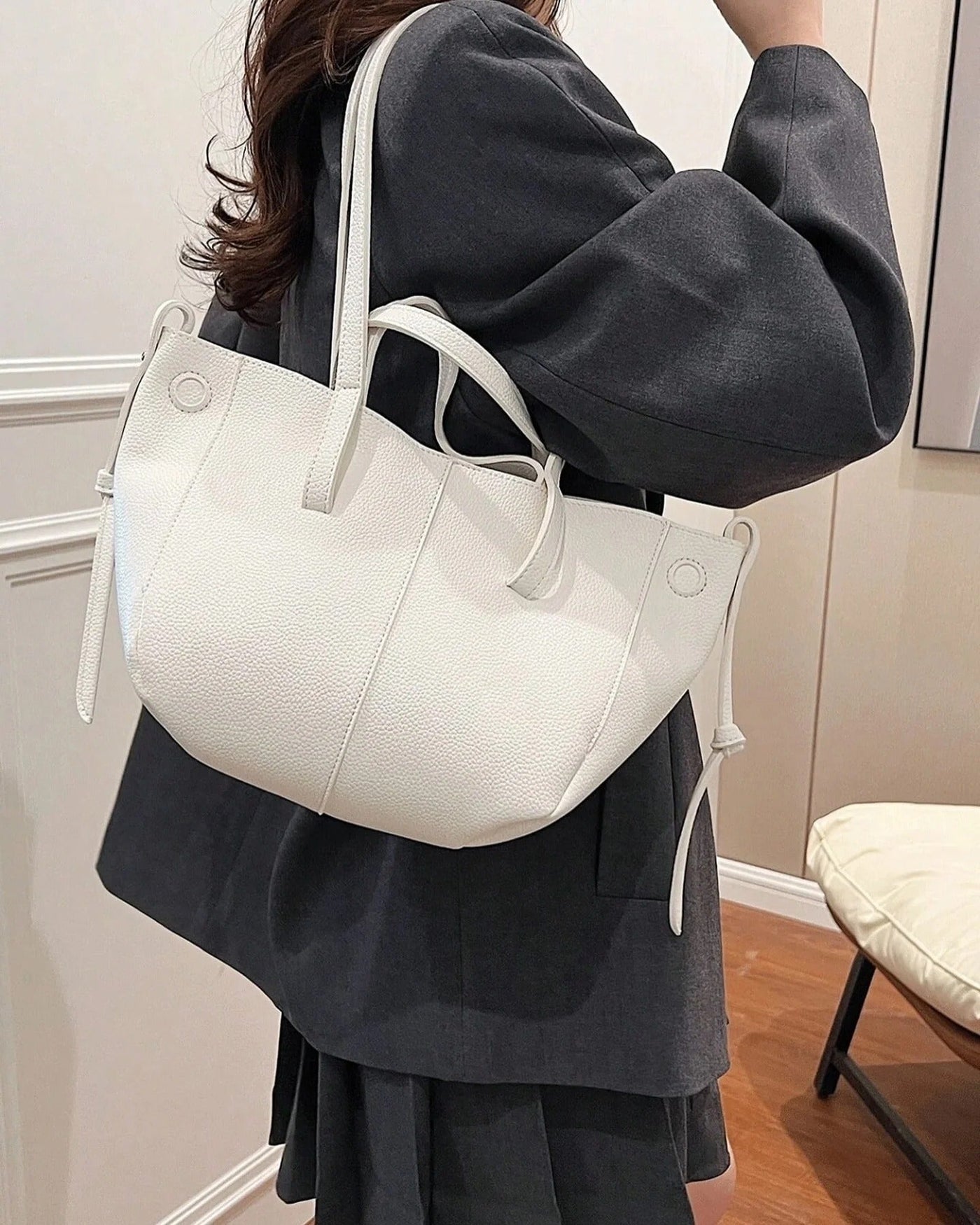 Amelia - Bolso de hombro de piel de lujo