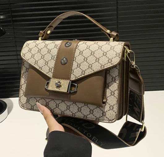 Victoria - Elegante bolso de cuero retro