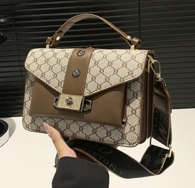 Victoria - Elegante bolso de cuero retro