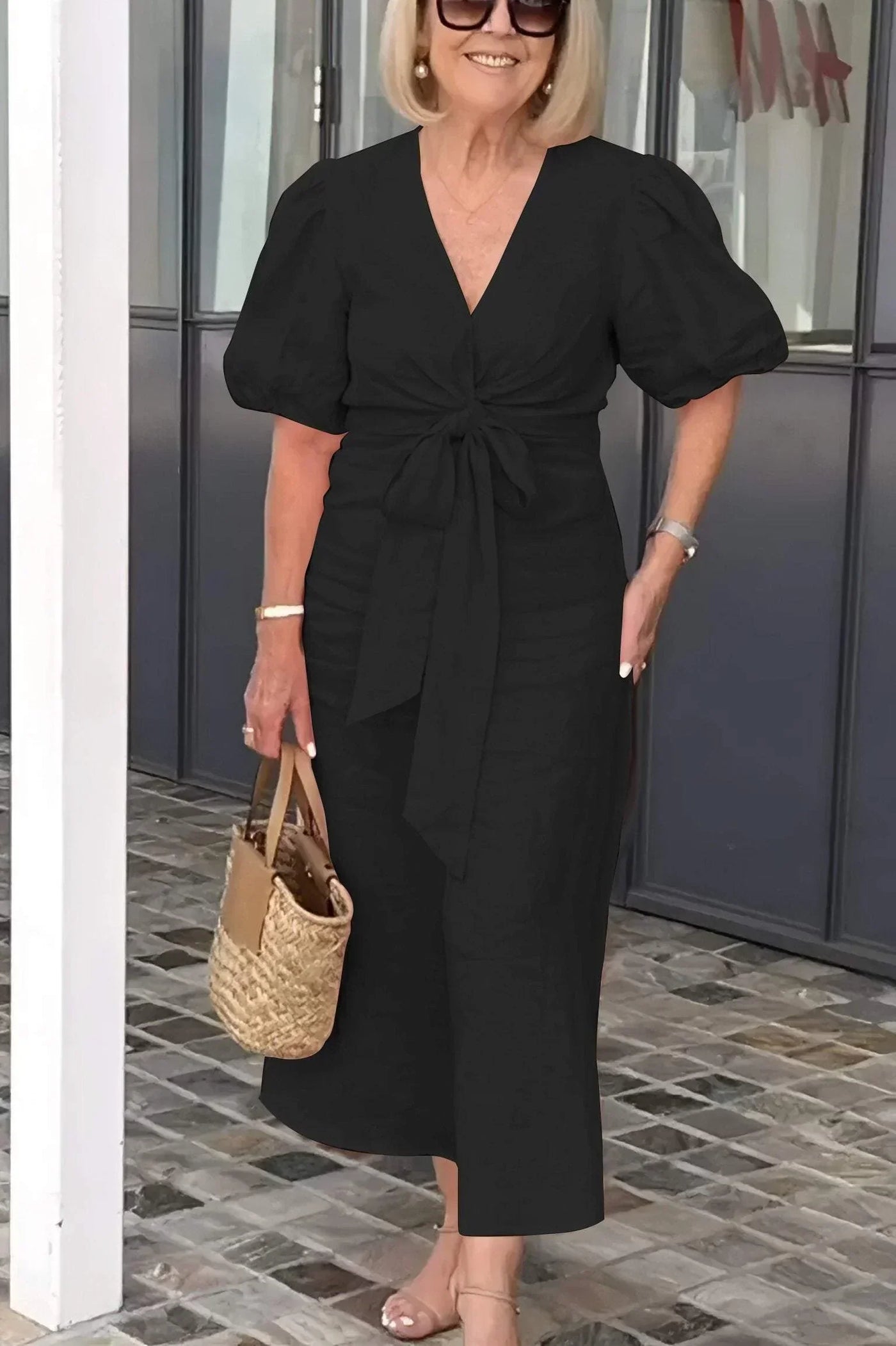 Vestido Siena™ con escote en V