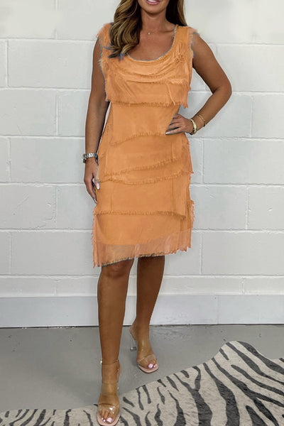 Vestido Delaney™ con bordes sin rematar