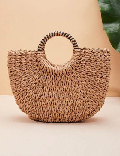 Judith - Bolso de paja con conchas encantadoras