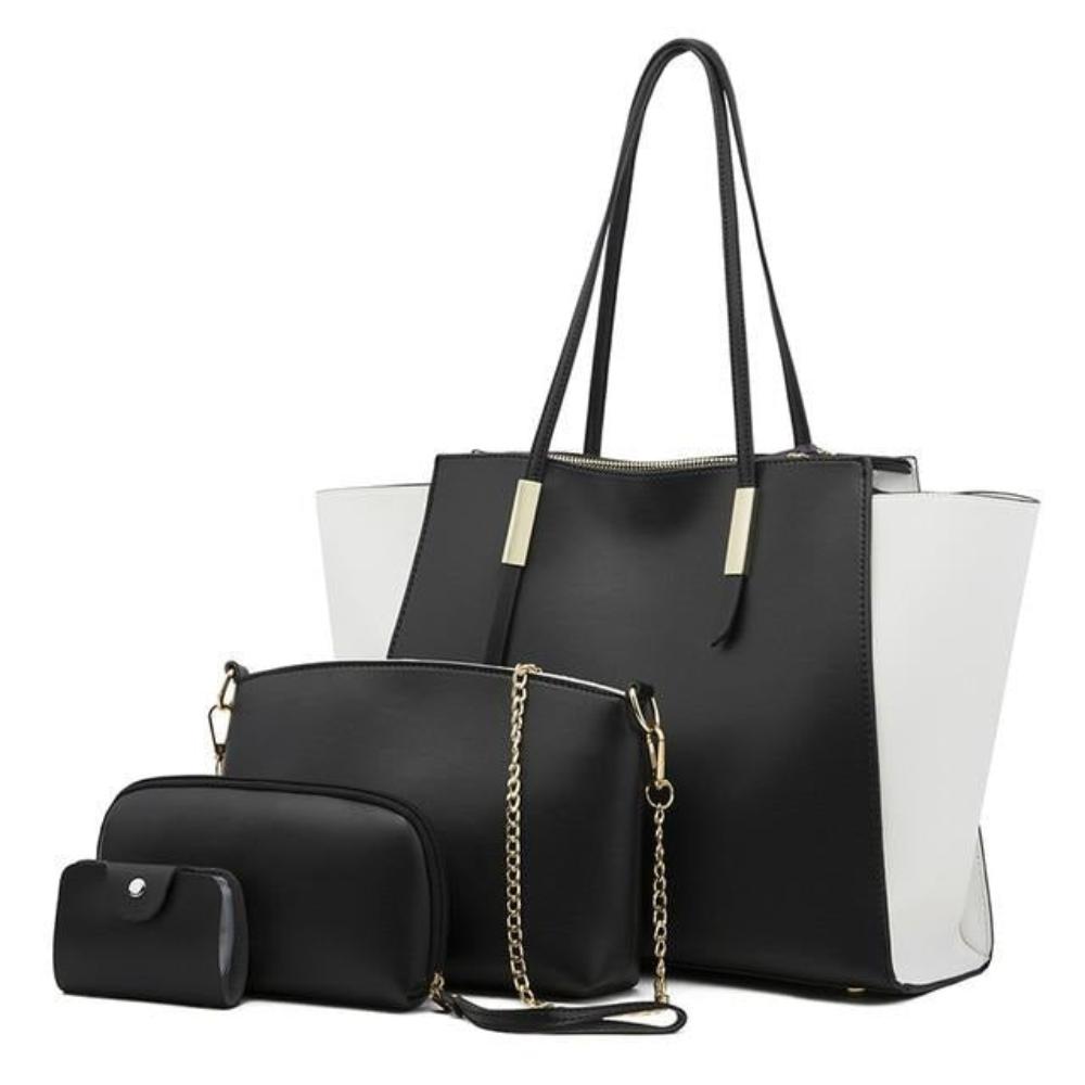 Isabella - Conjunto de 4 bolsos de piel chic