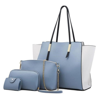 Isabella - Conjunto de 4 bolsos de piel chic