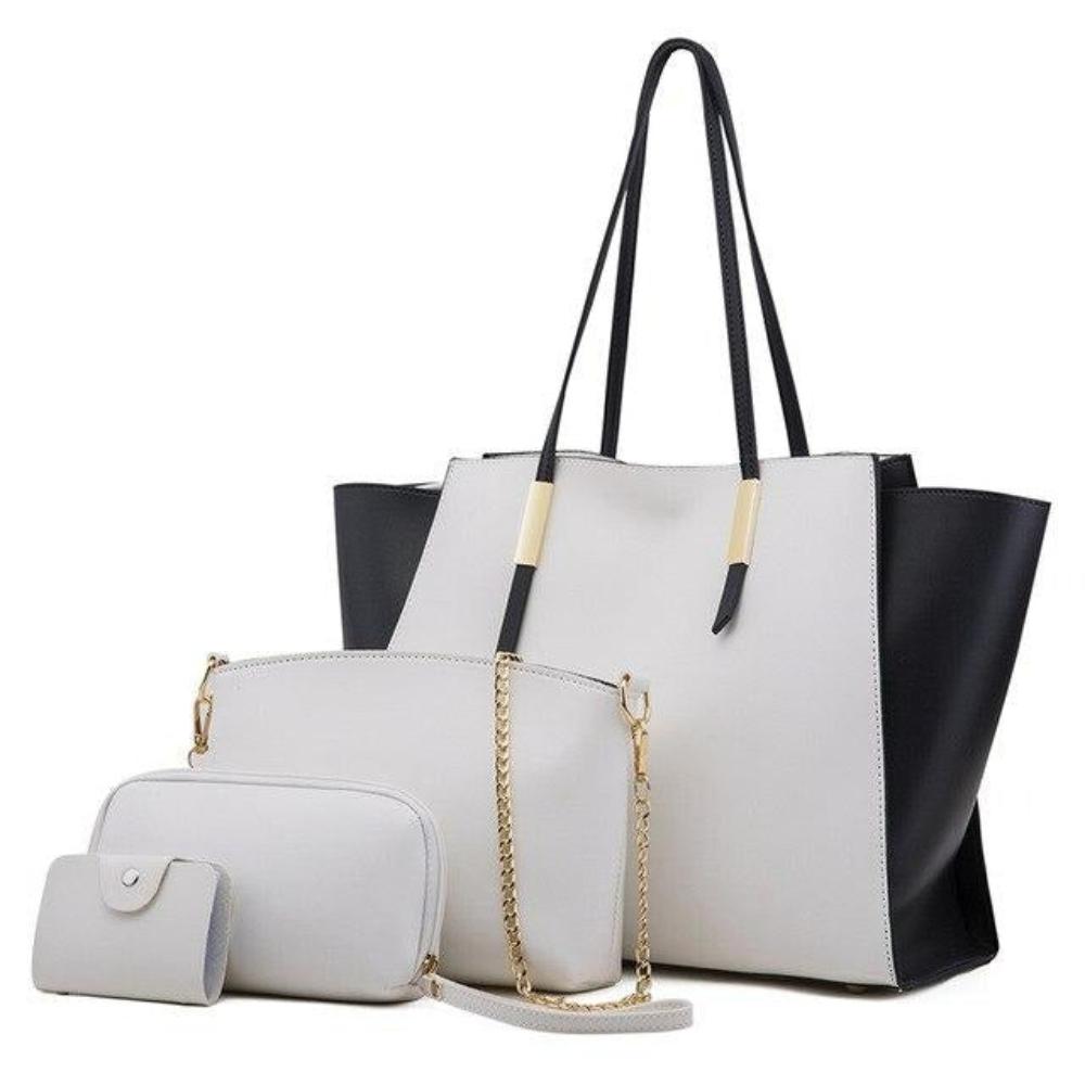 Isabella - Conjunto de 4 bolsos de piel chic